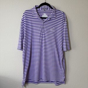 Peter Millar Shirt Mens‎ XL Polo Golf Short Sleeve Summer Comfort Pink/Purple